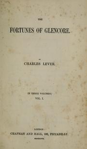 Cover of: The fortunes of Glencore by Charles James Lever