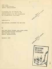 City edge: fort point channel, Boston, Massachusetts: a proposal for the design and implementation of a public and private program for the enhancement of a significant city edge by Boston Redevelopment Authority