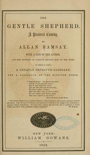 Cover of: The gentle shepherd. by Allan Ramsay