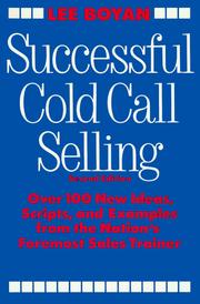 Successful cold call selling by Lee Boyan