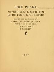 The pearl by Charles Grosvenor Osgood