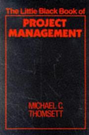 Cover of: The little black book of project management
