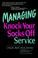 Cover of: Managing knock your socks off service