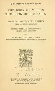 Cover of: The book of Merlin by Thomas Malory