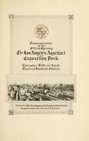 Cover of: Commemorative of the official opening by Frank Bush Davison