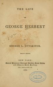 Cover of: life of George Herbert