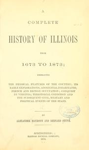Cover of: A complete history of Illinois from 1673 t0 1873
