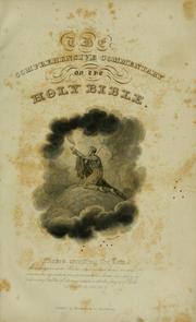 Cover of: The comprehensive commentary on the Holy Bible by William Jenks