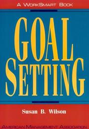 Cover of: Goal setting