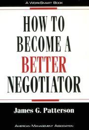 Cover of: How to become a better negotiator
