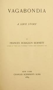 Cover of: Vagabondia by Frances Hodgson Burnett