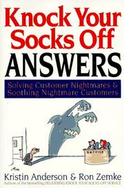 Cover of: Knock your socks off answers by Kristin Anderson