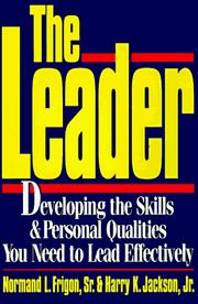 Cover of: The Leader | Normand L. Frigon