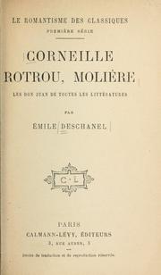 Cover of: Corneille, Rotrou, Moliere: les Don Juan de toutes les litteratures. --