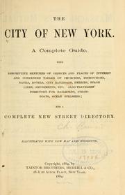 Cover of: The city of New York. by 