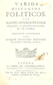 Cover of: Varios discursos politicos