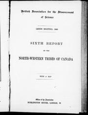 Cover of: Sixth report on the north-western tribes of Canada