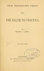 Cover of: Our travelling party from the Baltic to Vesuvius.