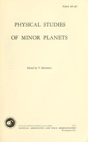 Cover of: Physical studies of minor planets.