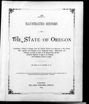 Cover of: An illustrated history of the state of Oregon by by H.K Hines.