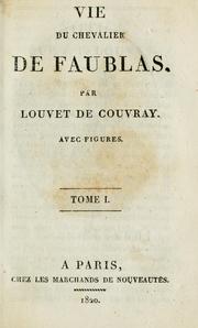 Cover of: Vie du chevalier de Faublas