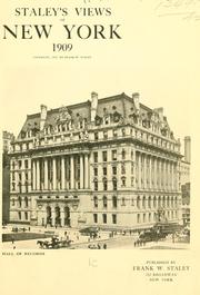 Cover of: Staley's views of New York, 1909  by 