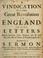 Cover of: A vindication of the present great revolution in England