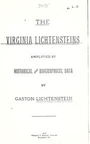 The Virginia Lichtensteins