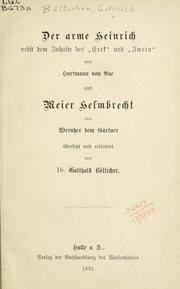 Cover of: Der arme Heinrich