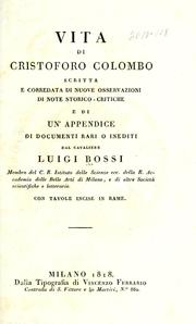 Cover of: Vita di Cristoforo Colombo