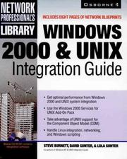 Cover of: Windows 2000 & Unix integration guide