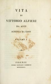 Cover of: Vita di Vittorio Alfieri da Asti