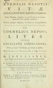 Cover of: Vitae excellentium imperatorum by Cornelius Nepos