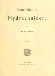 Cover of: Deutschlands Hydrachniden