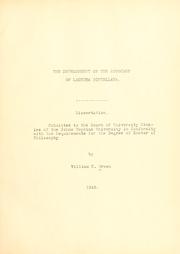 Cover of: The development of the ascocarp of Lachnea scutellata ... by Brown, William Henry