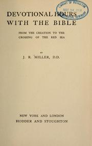 Cover of Devotional hours with the Bible