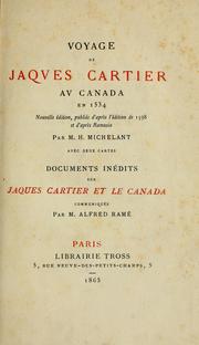 Cover of: Voyage de Jaqves Cartier av Canada en 1534 by Jacques Cartier