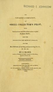 Cover of: The voyager's companion, or shell collector's pilot by John Mawe