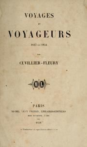 Cover of: Voyages et voyageurs, 1837-1854