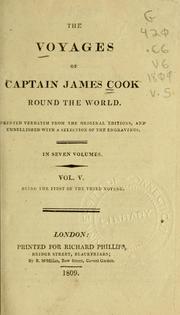 Cover of: The voyages of Captain James Cook round the world: printed verbatim from the original editions, and embellished with a selection of the engravings.