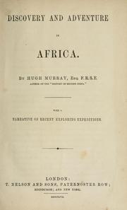 Cover of: Discovery and adventure in Africa