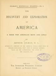 Cover of: The discovery and exploration of America: a book for American boys and girls