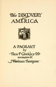 The discovery of America by Thomas F. Coakley