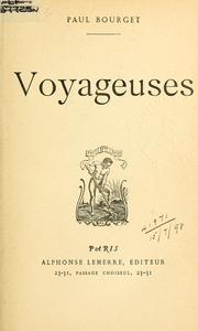Cover of: Voyageuses.