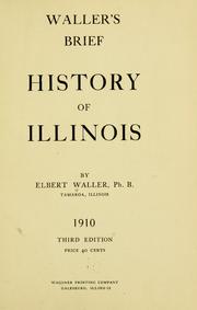 Cover of: Waller's brief history of Illinois