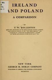 Cover of: Ireland and Poland by Thomas William Hazen Rolleston