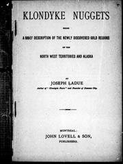 Cover of: Klondyke nuggets by by Joseph Ladue.