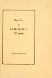 Studies of Shakespeare's women by Marie Miller McKenney