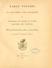 Cover of: Early voyages up and down the Mississippi