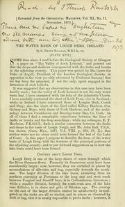 The water basin of Lough Derg, Ireland by G. Henry Kinahan